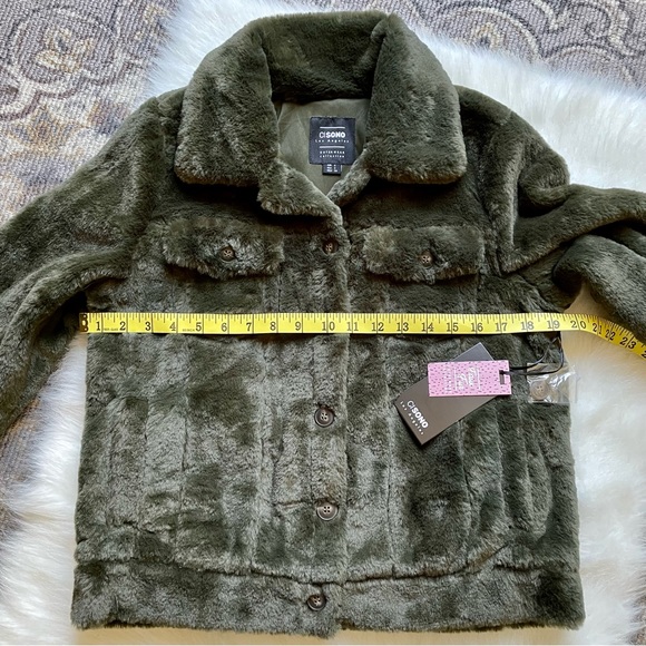 Manteau D'hiver Style&Co. Taille 2XL - Vert Olive - Fausse Fourrure - Neuf Avec étiquettes
